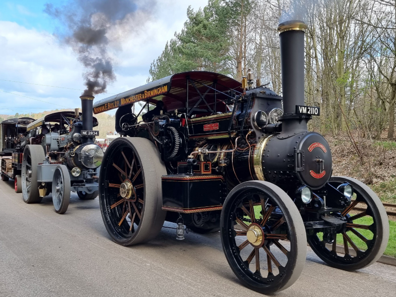 The steam car 